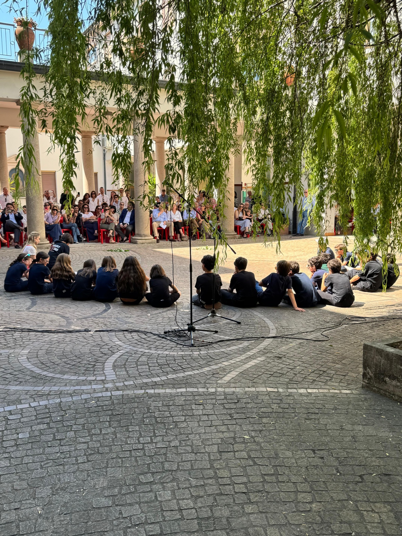 Un momento speciale nel nostro chiostro